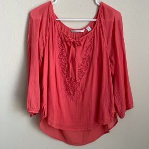 LC Lauren Conrad Lace Blouse